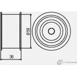 Паразитный обводной ролик ремня ГРМ GMB S1JB 0H GT90850 1420562779 - Изображение 4