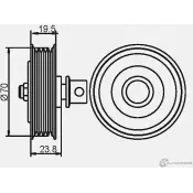 Натяжитель приводного ремня GMB QQ54 Q GT90940 1420562784 - Изображение 5