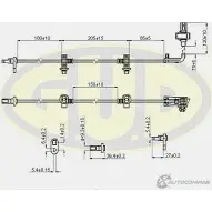Датчик abs G.U.D. ZZD8UX7 GABS02504 S EVG8VM 1422947207