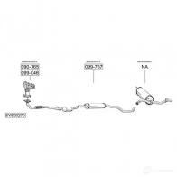 Катализатор BOSAL 099438 9T T9A 3351640994387 Peugeot 306 1 (7A, 7C, N3, N5) Хэтчбек 1.6 98 л.с. 2000 – 2001