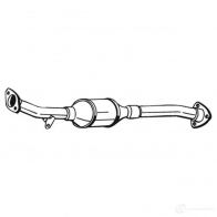 Катализатор BOSAL 3351640994073 7 YW4HHV Peugeot Boxer 2 (230L) Фургон 1.9 D 68 л.с. 1999 – 2002 099-407