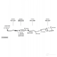 Катализатор BOSAL NT S508W Mercedes C-Class (W202) 1 1993 – 2000 099204 3351640992048