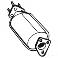 Катализатор BOSAL 528077 099-261 W C5K0RH 3351640992611