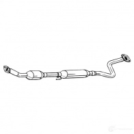 Катализатор BOSAL Toyota Avensis (T250) 2 Седан 2.0 D 4D (ADT250) 126 л.с. 2006 – 2008 3351640906328 090-632 OW4ENX J