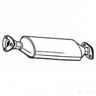 Катализатор BOSAL 3351640995759 099-575 Opel Astra (F) 1 Хэтчбек 1.4 i (F08) 60 л.с. 1991 – 1998 BCBW F