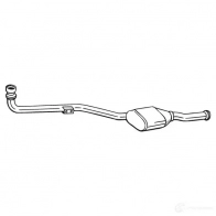 Катализатор BOSAL Mercedes E-Class (S211) 3 Универсал 2.1 E 220 T CDI (2106) 150 л.с. 2003 – 2009 090-072 3351640900722 A 7M4JOP