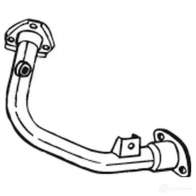 Выхлопная труба глушителя BOSAL 535203 3351647370290 737-029 PVO2X 7