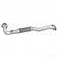 Выхлопная труба глушителя BOSAL X FVHOA 833157 Nissan Primera 3351648331573