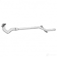 Выхлопная труба глушителя BOSAL U41E2 JJ 536405 935-007 3351649350078