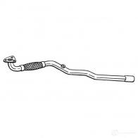 Выхлопная труба глушителя BOSAL 3351648524555 Opel Astra (H) 3 2004 – 2009 852-455 SK9K 3P