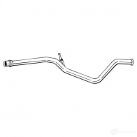 Выхлопная труба глушителя BOSAL 852385 Peugeot 307 1 (3A, H, E, PF2) 2000 – 2011 B8I2 QC 3351648523855