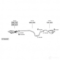 Передний глушитель BOSAL 215729 27 G7V3 3351642157292 529882