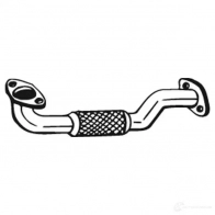 Передний глушитель BOSAL 1BXNI O 3351642783019 278301 532934