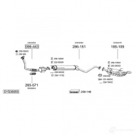 Передний глушитель BOSAL VY9RA MK 3351642822817 282281 533551