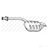 Резонатор BOSAL 175011 VJQ F3 3351641750111 Mercedes E-Class (W124) 1 Седан 3.0 E 300 Turbo D 4 matic (1233) 147 л.с. 1993 – 1995