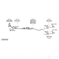 Резонатор BOSAL 3351642821193 282119 533524 1 P4X4