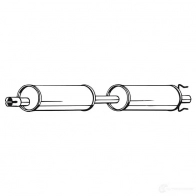 Резонатор BOSAL 3351641544611 154-461 529089 X 6UA3