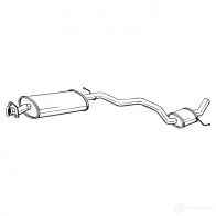 Резонатор BOSAL 284-111 3351642841115 UX 9KR 533894