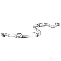 Резонатор BOSAL 285-761 6ES WLT 3351642857611 Mitsubishi Space Star 1 (DGA) Минивэн 1.8 GDI (DG5A) 118 л.с. 1998 – 2004