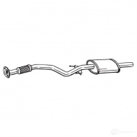 Резонатор BOSAL 1437309986 169-077 6GP3O OR - Изображение 7