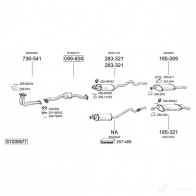 Резонатор BOSAL 3351642797252 279725 0 WO3XF Renault Kangoo (FC) 1 Фургон 1.5 dCi (FC1R) 57 л.с. 2002 – 2024