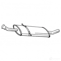 Резонатор BOSAL 3351641750173 Mercedes A-Class (W169) 2 2004 – 2012 X3 1ZWH 175-017