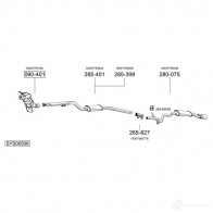 Резонатор BOSAL B PC2PX Mazda 283883 3351642838832