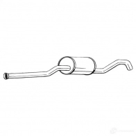 Резонатор BOSAL X V68S 532916 278-193 3351642781930