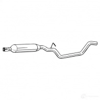 Резонатор BOSAL 283-937 3351642839372 Volkswagen Passat CC G P0SZ8R