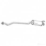 Резонатор BOSAL 286-395 1L1SN0 A Honda Civic 7 (EU, EP, EV) Хэтчбек 1.4 i 75 л.с. 2001 – 2005 3351642863957