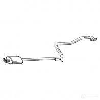 Резонатор BOSAL 3351642901093 290-109 Nissan Primera (WP11) 2 Универсал 2.0 TD 90 л.с. 1998 – 2001 LB527 PA