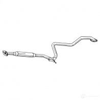 Резонатор BOSAL 283-341 3351642833417 3BND 4 Nissan Almera (N15) 1 Седан 1.6 102 л.с. 1995 – 2000