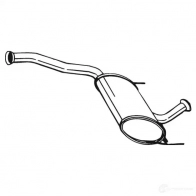 Резонатор BOSAL 281-693 Renault Laguna (K56) 1 Универсал 1.9 dCi (K56W) 107 л.с. 1999 – 2001 3351642816939 V9 86K