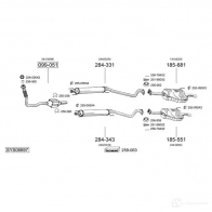 Резонатор BOSAL 280013 Opel Frontera (A) 1 1991 – 1998 3351642800136 G 4GKFV6