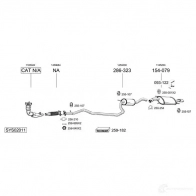 Резонатор BOSAL Opel Frontera (A) 1 Кроссовер 2.5 TDS 115 л.с. 1996 – 1998 WM5UHU P 3351641851054 185105