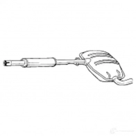 Резонатор BOSAL 3351642792776 BOJWP6 3 279-277 Seat Toledo