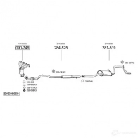 Резонатор BOSAL 281739 533441 N H6CY 3351642817394