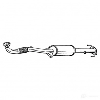 Сажевый фильтр BOSAL Opel Astra (J) 4 Хэтчбек 1.7 CDTI (68) 125 л.с. 2009 – 2015 095-572 TP P8GL