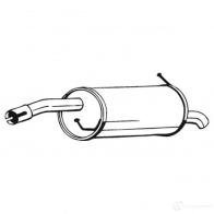 Глушитель BOSAL 3351641544819 EJO 0X6 529097 154-481 - Изображение 5