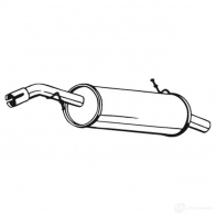 Глушитель BOSAL 3351641900530 190-053 9S AID Peugeot 207 1 (WA, WC, PF1) Хэтчбек