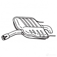 Глушитель BOSAL N 0P30O3 1439109304 185-569