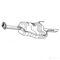 Глушитель BOSAL 3351641854598 529514 HCUGL A 185-459 - Изображение 7