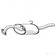 Глушитель BOSAL 142-727 3351641427273 528853 E 0N55H