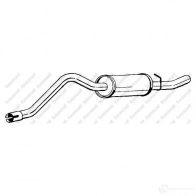 Задний глушитель BOSAL 528679 115541 AG4I U 3351641155411