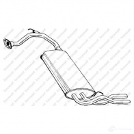 Задний глушитель BOSAL 3351642783538 P N6JP 532946 278353