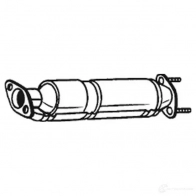 Задний глушитель BOSAL 154021 G V16V 3351641540217 529011