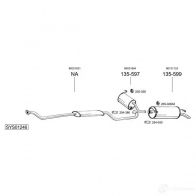 Задний глушитель BOSAL 185869 P L5IXJ 3351641858695 529573