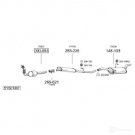 Задний глушитель BOSAL GF9E I5 534333 287215 3351642872157