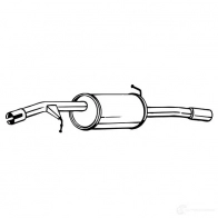 Глушитель BOSAL 3351641351233 Citroen C3 2 (SC, PF1) Хэтчбек 1.4 73 л.с. 2009 – 2024 135-123 ZC 54US