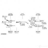 Задний глушитель BOSAL TI 15OW Audi 100 3351642789776 278977